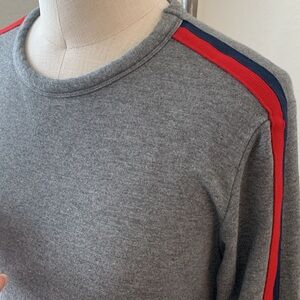 NWT Velvet for Anthropologie Danica side-stripe sweatshirt tunic